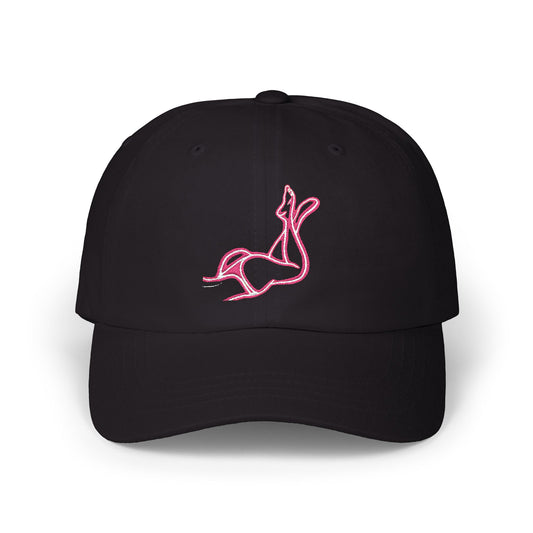 Pink body Embroidery hat