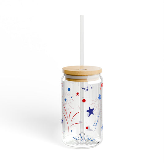 Patriotic Sipper Glass, 16oz