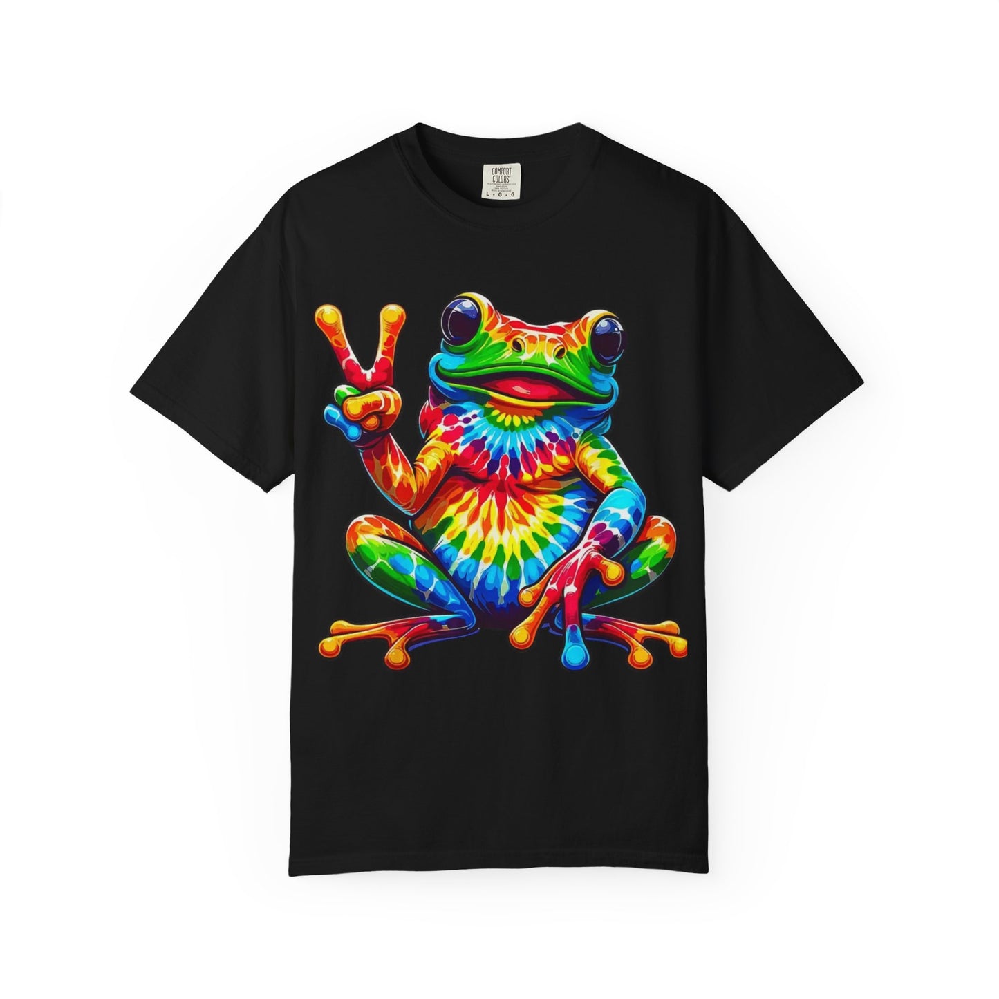 Colorful Peace Frog T-Shirt
