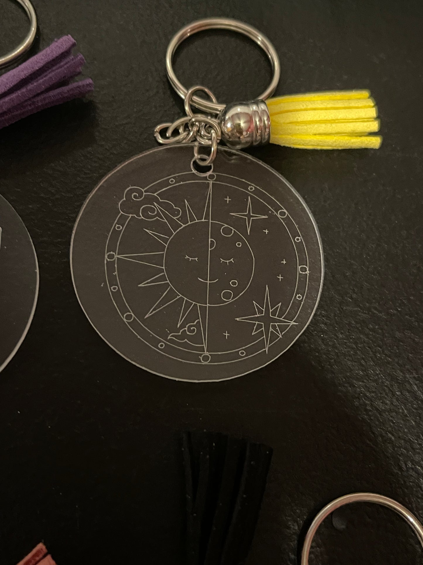 Engraved keychains