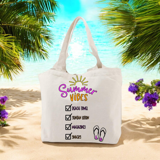 Summer Vibes Canvas Bag