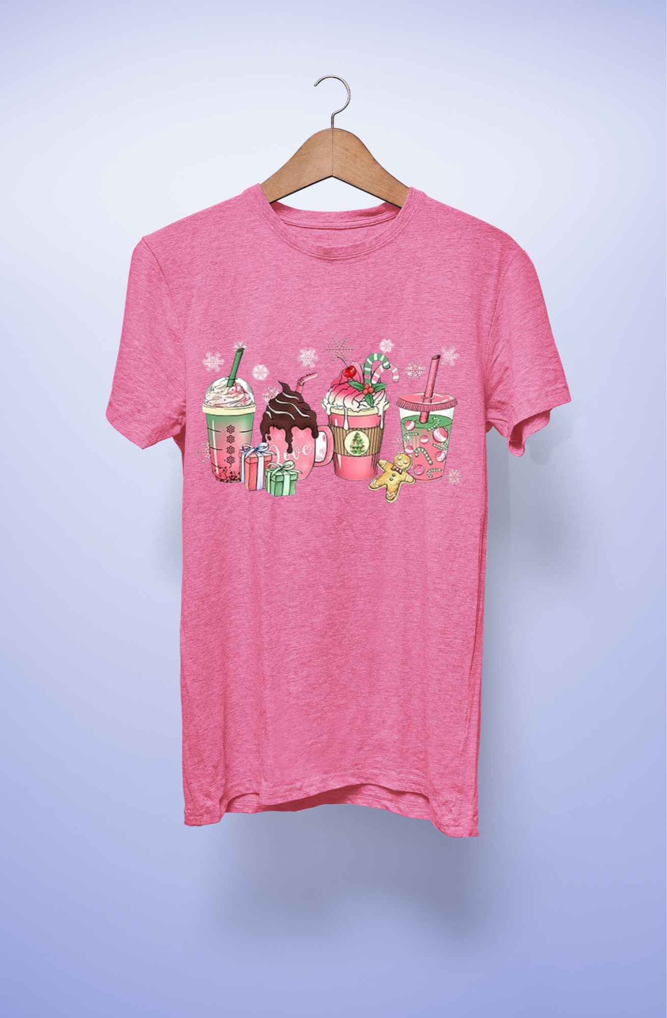 Pink Christmas Lattes t-shirt