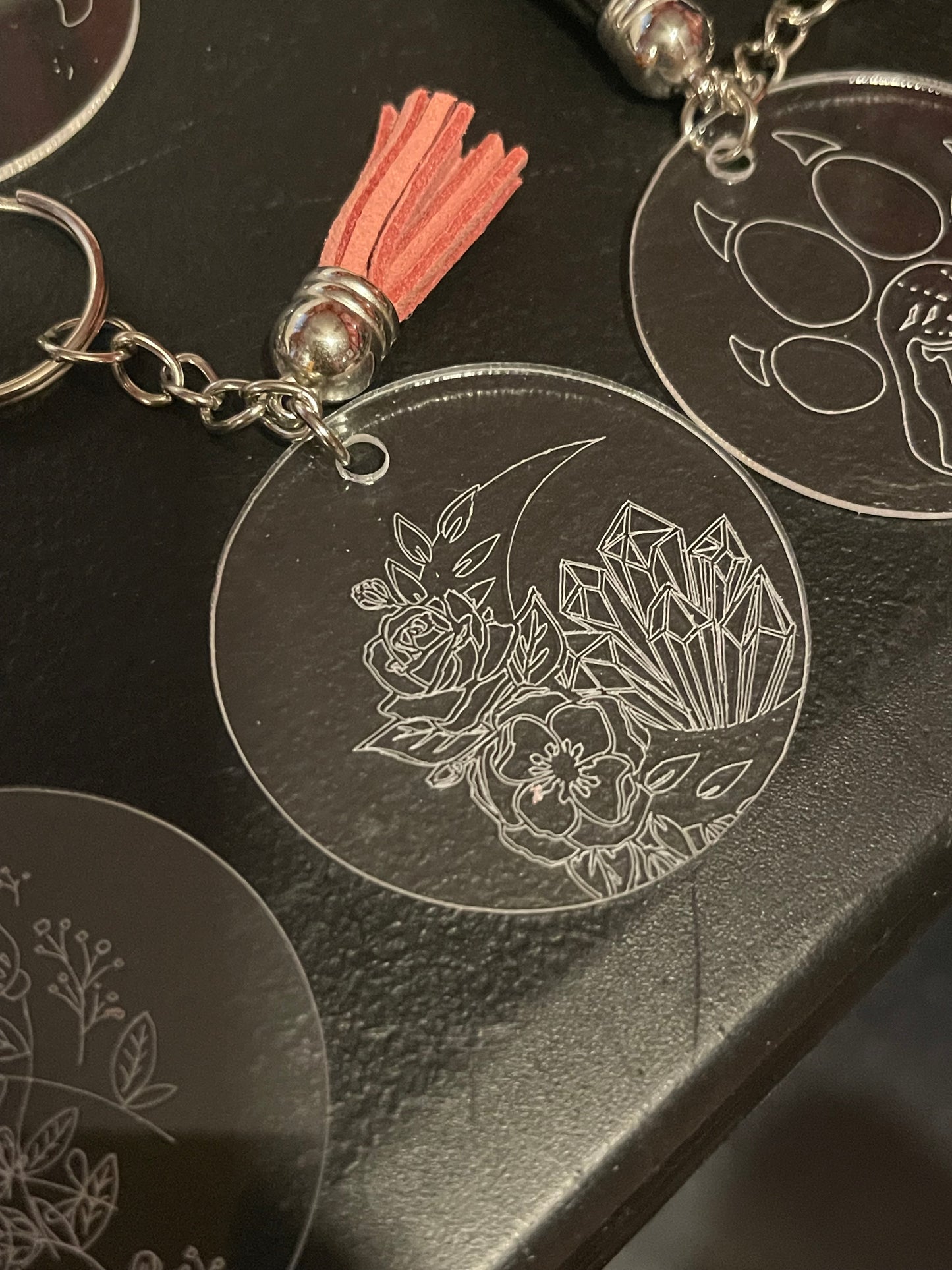 Engraved keychains