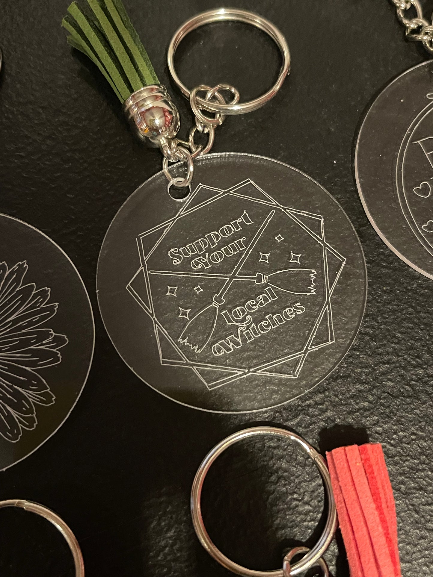 Engraved keychains