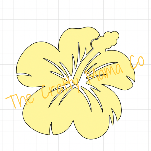 Flower decal