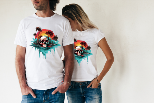 Skull Sunset Tshirt