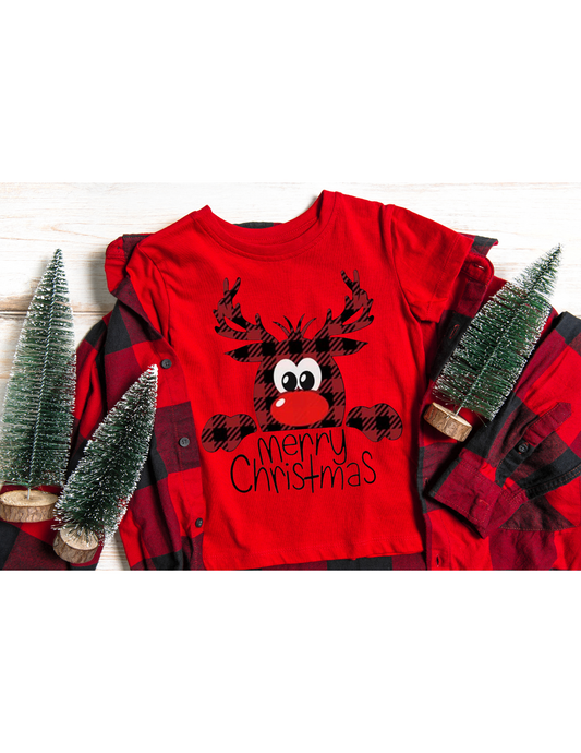 Merry Christmas Reindeer Tshirt