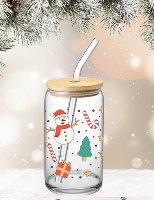 Christmas Glass Tumblers